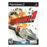 Burnout 3 Takedown Playstation 2 Desbloqueado Mídia Física