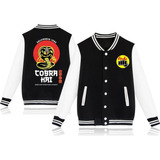 La Chamarra Karate Kid Cobra Kai Jersey Estilo Universitario