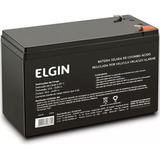 01 Bateria Elgin 7ah 12v Nobreak, Segurança, Cerca Elétrica.