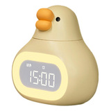 . Reloj Despertador Digital De Para Niños, Bonito Amarillo