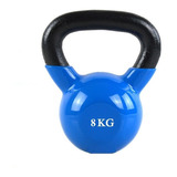 Pesa Rusa Kettlebell 8 Kg Cubierta Vinilo Excelente Calidad