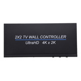 Controlador De Pared Bt14 Ultra Hd 4k X 2k 2x2 Hdmi Para Tv