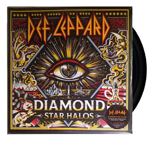 Def Leppard - Diamond Star Halos - 2x Lp (disc Red & Yellow)