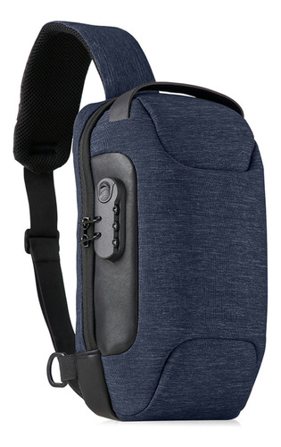 Bolsa Mochila Masculina Diagonal Transversal Ombro + Brinde