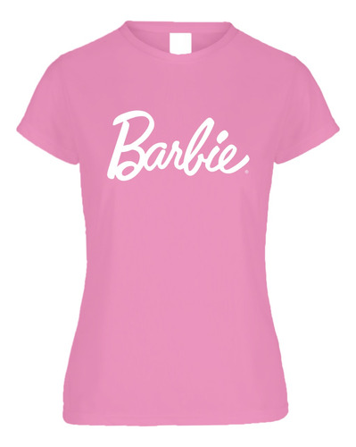 Playera Barbie Mujer Estampado Varios Colores Pelicula Logo