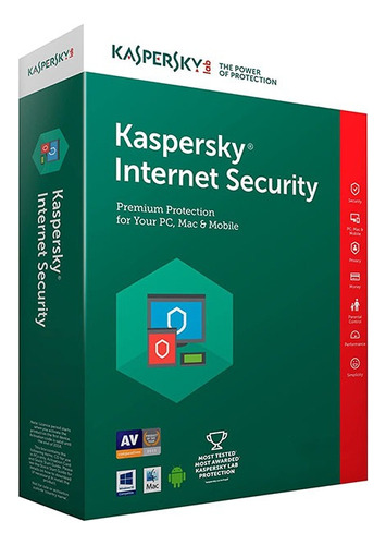 Antivirus Kaspersky Internet Security 1 Pc 1 Año