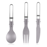 Set De Vajilla Tomshoo Picnic Titanium Para Cubiertos