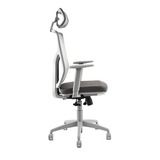 Sillón Ergonómico C/cabezal Oficina Home Office Cool Gray Cu