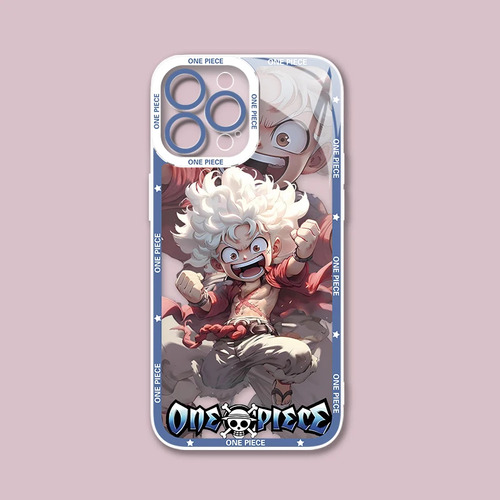 Funda Transparente O-one Piece Luffy Para iPhone 15 14 11 Pr