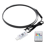 Luz Usb Ambient Strip Light Rgb Para Interior De Coche, Piez