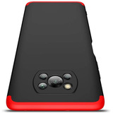 Funda Protectora Gkk 360 Gkk Negra Con Roja Para Pantalla De Xiaomi Poco X3 De 6.67 