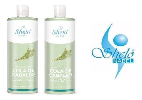  2 Shampoo De Cola De  Caballo Shelo Nabel 950 Ml.