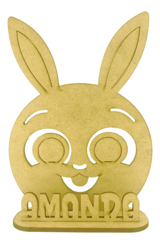 10 Centro De Mesa Bolofofos Coelha Bunny Nome Personalizado