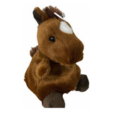 Peluche Aurora. Línea Palm Pals. Caballo Cafecito