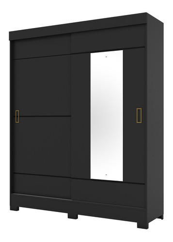 Guarda Roupa 2 Portas Deslizantes 2 Gavetas B66 Briz