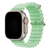 Pulseira Relógio Smartwatch 8 Ultra 42mm 44 45 49mm Cor Verde-claro