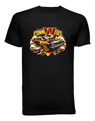 Playera T-shirt Washington Comandantes Auto Deportivo