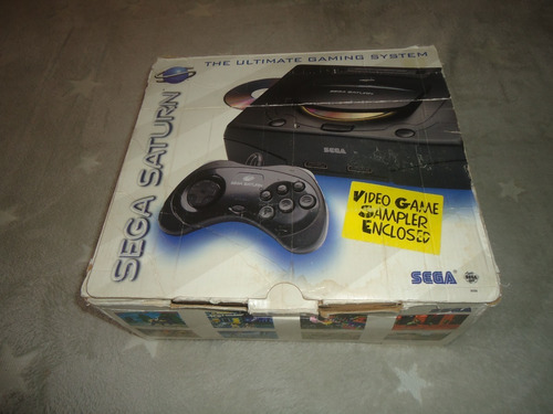 Consola Sega Saturn Con Caja Y 2 Juegos