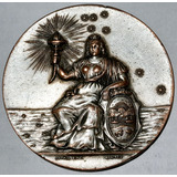 Antigua Medalla Inauguracion Universidad De La Plata 1897 