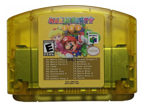 Mario Party 1 2 Y 3 Mas 15 Juegos De Nes  Nintendo 64 N64