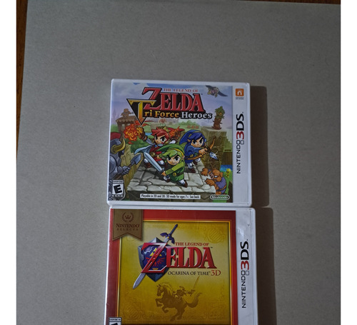 The Legend Of Zelda Ocarina Of Time 3ds +  Tri Force Heroes 