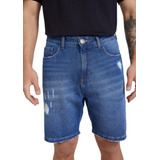 Bermuda Jeans Masculina Hering