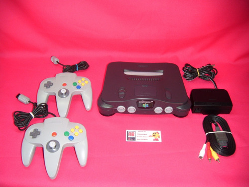 Consola N64 Nintendo 64 Con 2 Controles Un Juego A Escoger 
