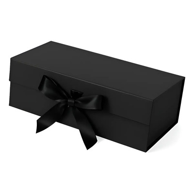 Caja De Regalo Negra Rígida Y Premium Con Imán, 33 X 27 X 12 | MercadoLibre