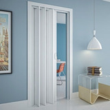 Porta Sanfonada Standard 1,30 X 2,10 - Branca Plasbil