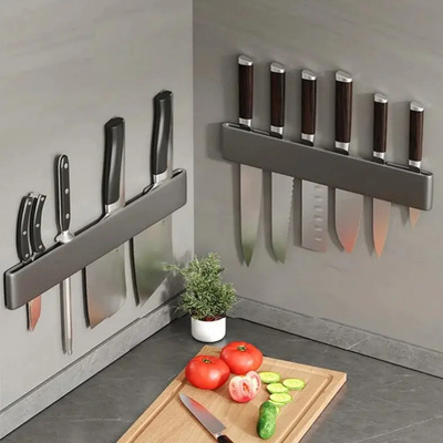 Estante De Almacenamiento De Cuchillos De Cocina De 30 Cm, O