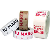 72 Rollos De Cinta Adhesiva Personalizada 72mmx150m 2 Tintas