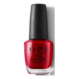 01 Unidad Opi Red Hot Rio (rojo Rubí) Con 15 Ml