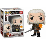 Pop! The Witcher: Geralt (igni) #554 Glow Gamestop