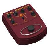 Pedal Efecto Guitarra Behringer Adi21 Preamp De Acustica