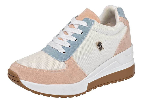 Tenis Casual Mujer American Polo Blanco 099-032