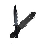 Cuchillo Táctico Supervivencia Camping Funda Rígida