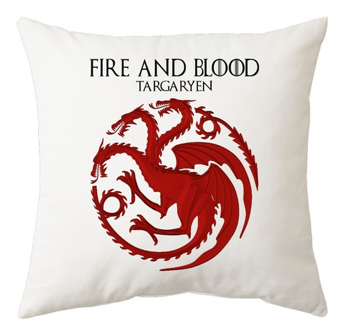 Game Of Thrones Targaryen Fire Blood Almohadon Friki Tu Eres