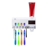 Organizador Dispensador Pasta Dental Esterilizacion Uv Baño