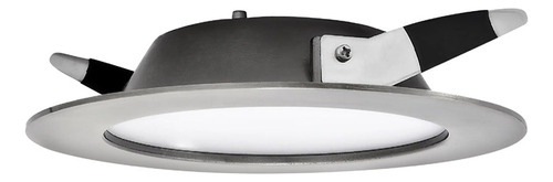 Luminario Led Empotrable Pro 12w Plata Satin 3000k Boomer