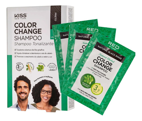 Shampoo Tonalizante Color Change Kiss Ny