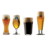 Set 4 Vasos Cerveceros Colo Colo Premium Bar Quincho Bbq