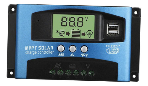 Regulador De Painel Solar Mppt 30a-100a 12v/24v, Controlador