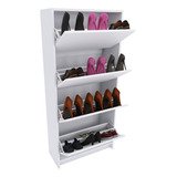  Sapateira Vertical Closet Quarto Cor Branca Ou Preta