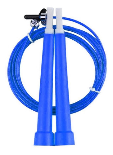 Speed Rope Cuerda Rapida Para Salto Cross Fit Azul + Full