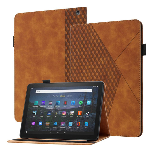 Funda Rhombus Para Amazon Kindle Fire Hd 10 2021