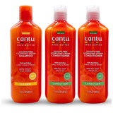 Pack 1 Shampoo + 2 Acondicionador Cantu