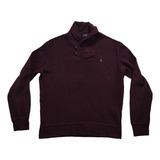 Sueter Ralph Lauren Vino Cuello Cruzado