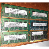 2 Memorias Ram 2 X 1 Gb, Ddr2/667 Mhz Varias Marcas/laptop