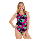 Malla Enteriza Natacion Mujer Heracles Linea Señora 5218