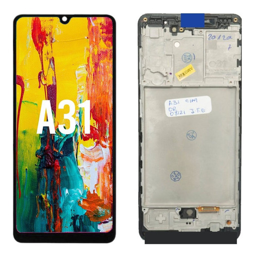 Pantalla Compatible Con Samsung Galaxy A31 Cm/ca/neg + Envio